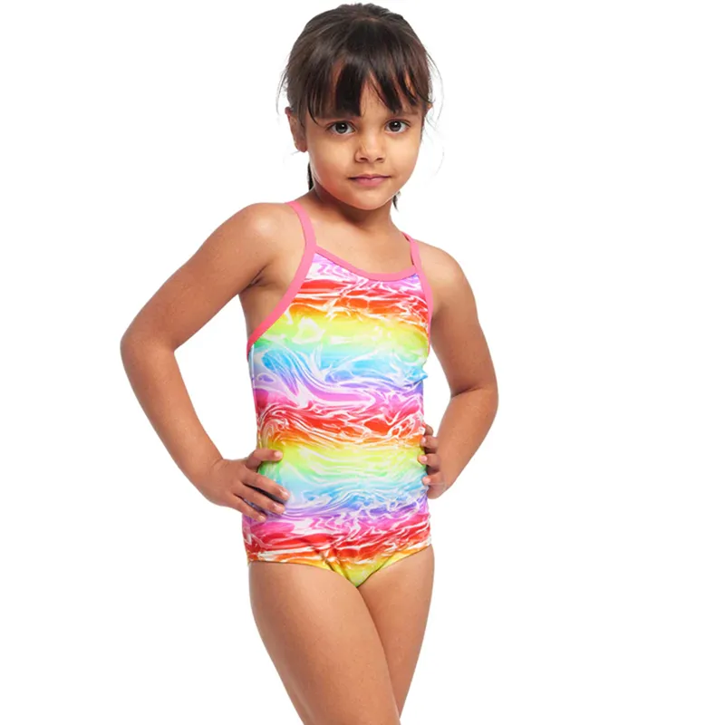 Funkita Toddler Girl's Printed One Piece Lake Acid-3